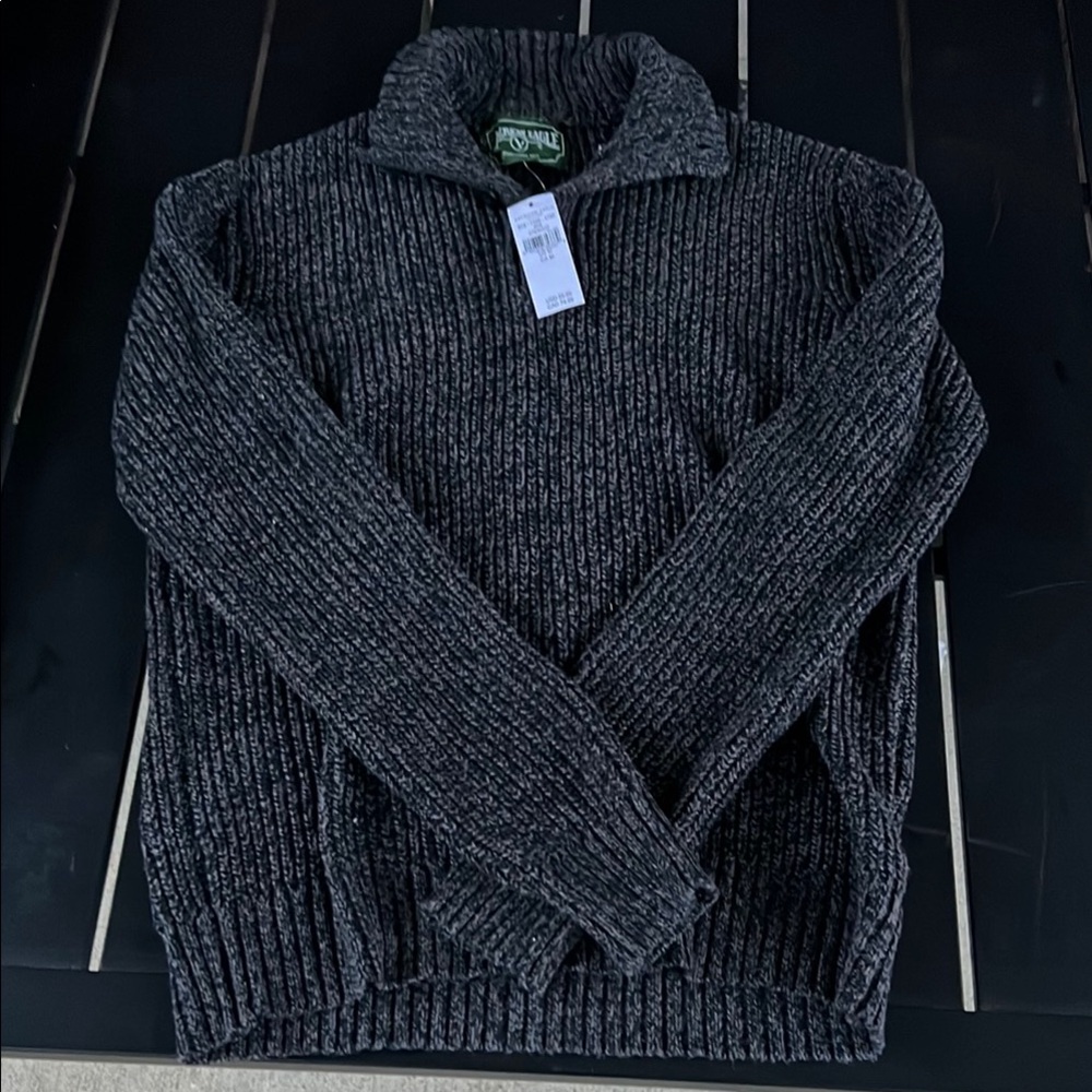 American Eagle Outfitters Gray Zip Up Sweater Cozy Knit